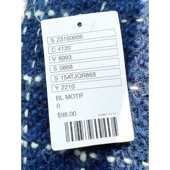 ANTHROPOLOGIE Maeve Womens Skirt Blue White Plaid Wool sz(0) - Picture 8 of 8